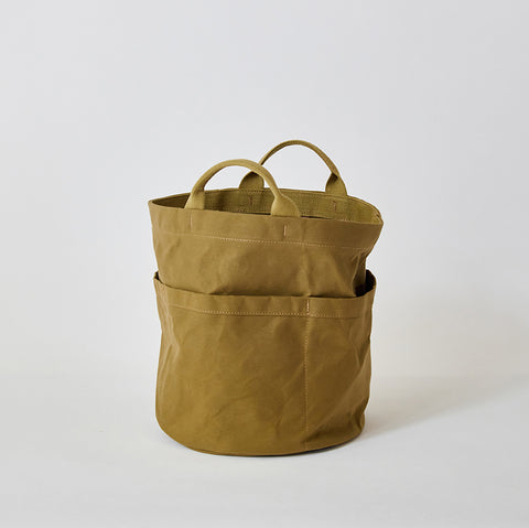 francli canvas tool bucket bag | tan