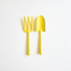 children’s fork & trowel | yellow