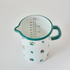 enamel measuring jug