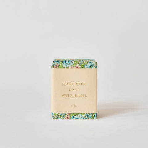 saipua soap | goats milk soap with basil