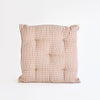 tensira square chair cushion | brown gingham