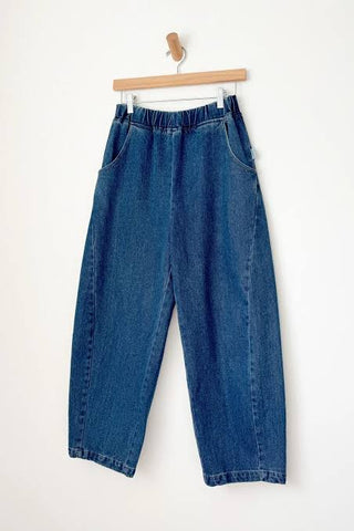 le bon shoppe arc pant | blue denim pre-order