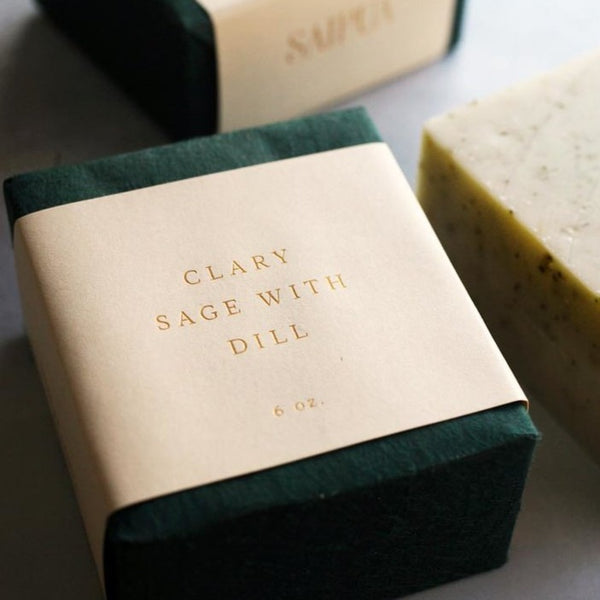 saipua soap | clary sage with dill